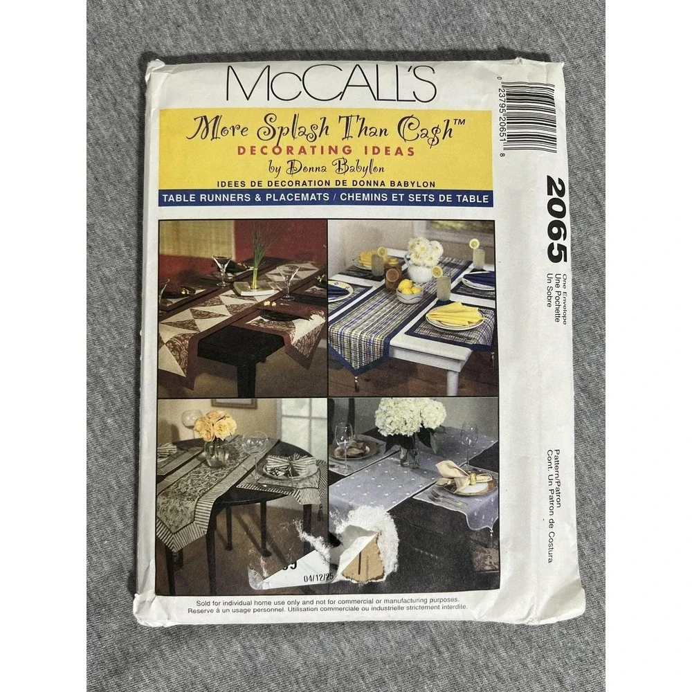 Vintage Sewing Pattern Lot McCalls 2065 Simplicity 124 Peace Creek 23 Craft